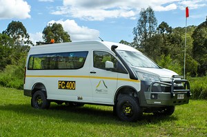 Toyota 12 Seater Bus Hire | 4wd Hiace Commuter Mine Spec