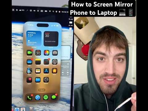 How to Screen Mirror Phone to Laptop