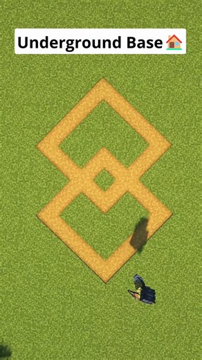 Minecraft Easy Underground Base🏠 #minecraft #minecrafttricks #minecraftbuild #minecraftbedrock | Helli Frosti