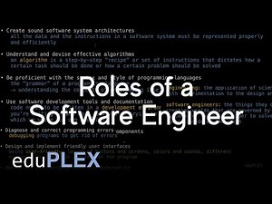 Roles of a Software Engineer | Software Engineering Basics | AP Computer Science A | eduPLEX
