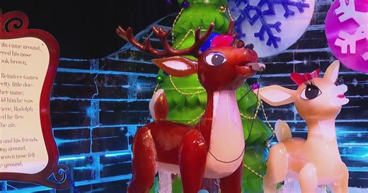 Rudolph takes center stage at Gaylord Texan's ICE! exhibit