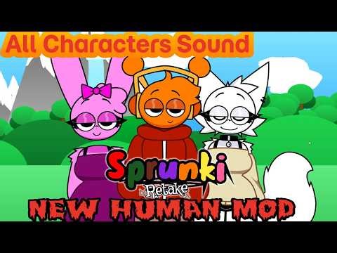 INCREDIBOX SPRUNKI RETAKE HUMAN NEW HORROR - All Sprunki characters sounds