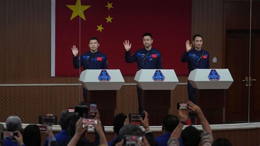 Chinese astronauts return from space station after delay blamed on space debris damage