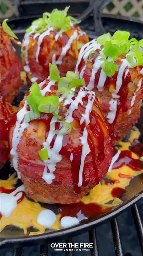 BBQ Volcano Potatoes Recipe | Over The Fire Cooking by Derek Wolf