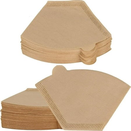 CHUANK 100 Count Cone Coffee Filters  Coffee Filters Cone Natural Unbleached Paper Coffee Filter for Pour Over  Drip Coffee Maker  1-2 Cup  Coffee Paper Filters for Ninja Coffee Maker - Walmart.ca