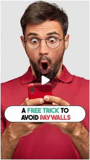 Kallaway | A free trick to avoid paywalls forever. Never pay for paid content again! #lifehacks #productivity #productivitytips #article #techtips | Instagram