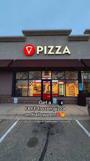 FREE frozen pizzas on Halloween!🍕🤩 Order any XL 16” pizza and get a FREE frozen pizza of your choice!😋 Schedule your order ahead of time and select pick up at your preferred time! *Promotion is only valid until supplies last. 📞🚗 CALL US for PICKUP/DELIVERY WI | 252-657-5191 MN | 952-248-9200 #halloween #freepizza #valeospizza #kenosha #kenoshawi #wisconsin #bloomington #bloomingtonmn #minnesota #twincities #orderahead #pickup #delivery #deals #promotions #halloweencostume #foodie #pizza | V