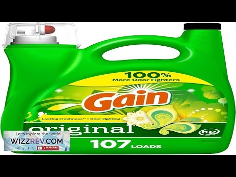 Gain Liquid Laundry Detergent Original Scent 154 fl oz 107 loads Freshness