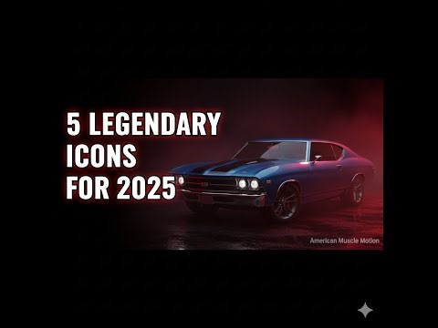 The Muscle Car Revival Is HERE: 5 Legendary Icons for 2025