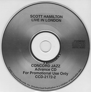 Scott Hamilton - Live In London