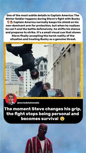 Steve’s Shield Switch Changes Everything 😮 | Captain America: The Winter Soldier (2014)