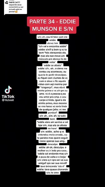 Reply to @fics.strangerthingss PARTE 34 - EDDIE MUNSON E S/N || #DiaDaTv #DiaDaTv #CaracaQueMequi #OPalcoETodoSeu #eddiemunson #eddiemunsonfanfic #fanficeddiemunson #strangerthings #strangerthings4