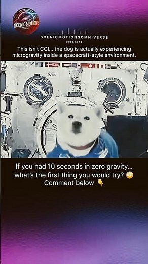 Why Is This Dog Floating Like an Astronaut? 😳