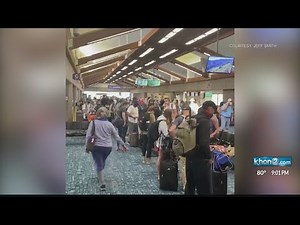 Visitors face long lines and long wait times at airports on first day of pre-travel testing program