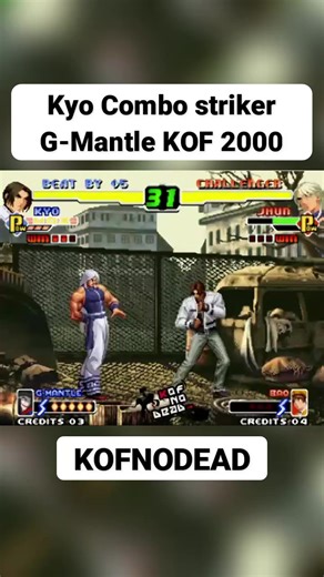 26K views · 423 reactions | Kyo combo striker G-mantle kof 2000 #kof #kof2000 #kofnodead #kofcombos #comboskof #arcade #retrogaming #game #kyokusanagi #kyokof #kyocombos | KOFNODEAD | Facebook