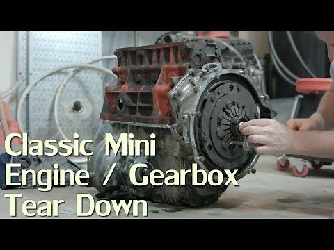 Classic Mini Engine and Gearbox Tear Down - the WRONG way