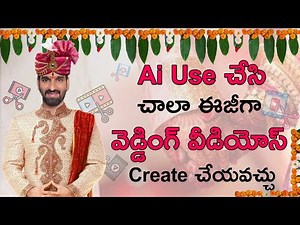 Create Wedding Videos Using With AI | No Software | Best Wedding Video Editing Tutorial