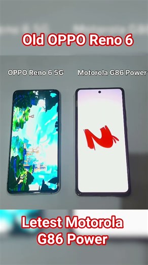 #motorola G86 Power VS #oppo Reno 6 5G Speed Test Comparison Subscribe #ytshorts #smartphone #viral