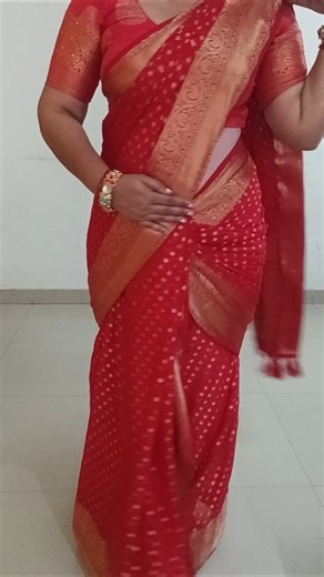 how to drape beautiful saree draping tutorial/parfect side pleats setting 💫#saree #drape #look