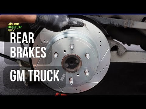 Replace rear brake pads & rotors on GM truck 2014-2020 - Silverado, Sierra, Yukon, Suburban