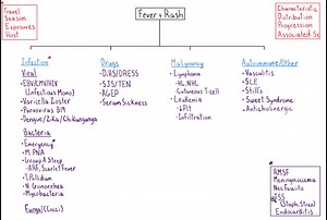 Dx Schema – Fever and Rash