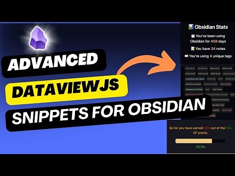 DataviewJs Code Snippets For Obsidian You Must be Using