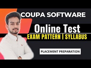 Coupa Exam Pattern | 2022 | Recruitment | How to prepare | Online Test | Interview | Syllabus