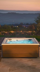 3.5K views · 30 reactions | Indulge in your very own sanctuary of serenity. https://bit.ly/3M66sTw #Jacuzzi #HotTub #Luxury #Spa #Backyard #Hydrotherapy | Jacuzzi | Facebook