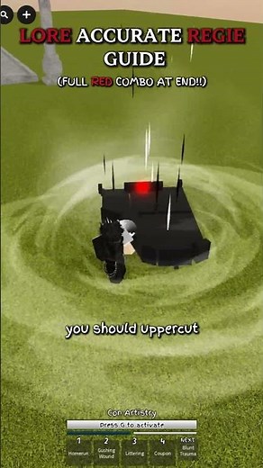 REGGIE GUIDE IN JUJUTSU SHENANIGANS #jjs #roblox