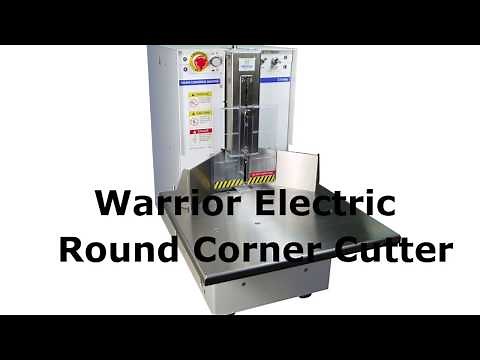 Warrior Electric Round Corner Cutting Machine