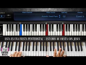 COMO TOCAR MERENGUE PARA COROS PENTECOSTALES (PIANO TUTORIAL)