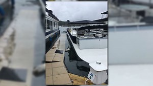 Boats sunk, docks buckled on Lake Lanier after Irma