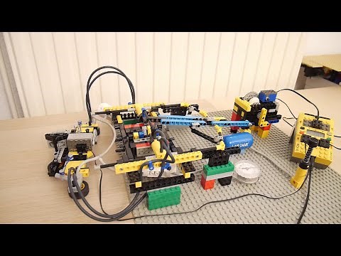 Array of pneumatic switches with LEGO® Mindstorms®