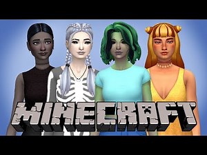 MINECRAFT MOBS | Sims 4 Create A Sim