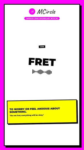 Learn English: What is Fret? | Vocabulary Shorts