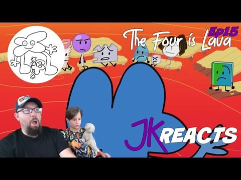 Battle for B.F.D.I. REACTION Episode 15: The Four is Lava