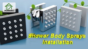 Watch HOMEDEC Shower Body Sprays Installation on Amazon Live