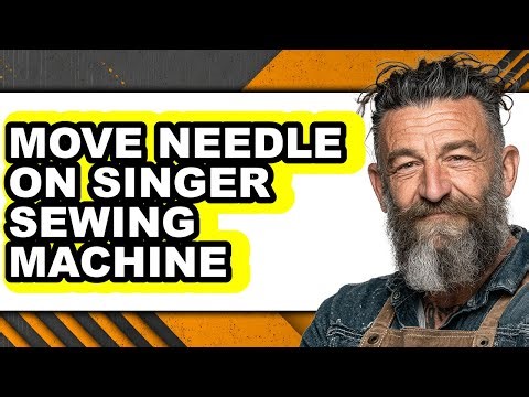 How to Move Needle on Singer Sewing Machine - Step by Step