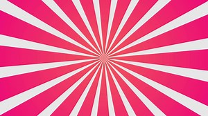 Download Pink background animation. Sunburst, radial, sun light, circus, stripe background rotation. Cartoon sunburst pattern pink, Stripes sunburst rotating motion. for free