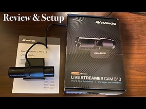 AVerMedia PW313 Webcam Unboxing and Setup