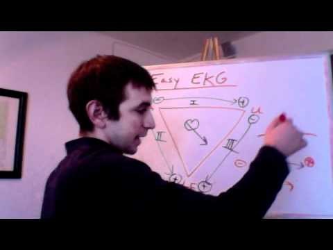 Easy EKG for Beginners Including Einthoven's Triangle and Basic Cardiology