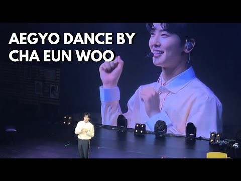 SUPER CUTE AEGYO DANCE BY CHA EUN WOO | MANILA FAN MEET