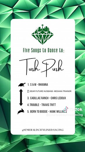 5 songs to Line dance to the Tush Push. #linedance #fyp #fypage #linedancing #tushpush #tushpushline