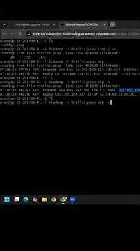 Paket Protokol Jaringan di TCPdump