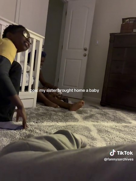 the baby started crying and my mom instantly got mad