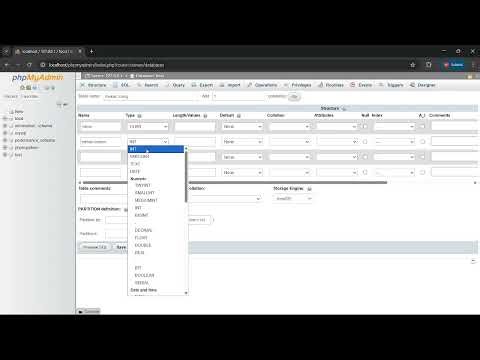 Create a Simple Database Using XAMPP