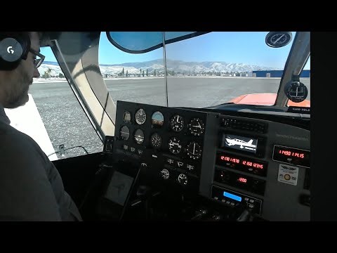Altimeter Motives Piper Cherokee panel, first flight!