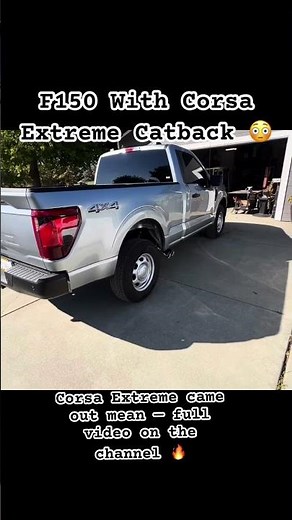 Best sounding exhaust on an F150 Corsa Extreme #f150 #corsa