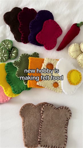 felt crafts are my hobby of the month #felt #feltcraft #feltfood #felting #crafting #dyi #cuteidea #kidstoy #homemade