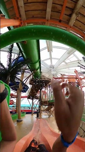 Lalandia Rødby Aqua Splash Playground MultiSlide Waterslide. left #Shorts